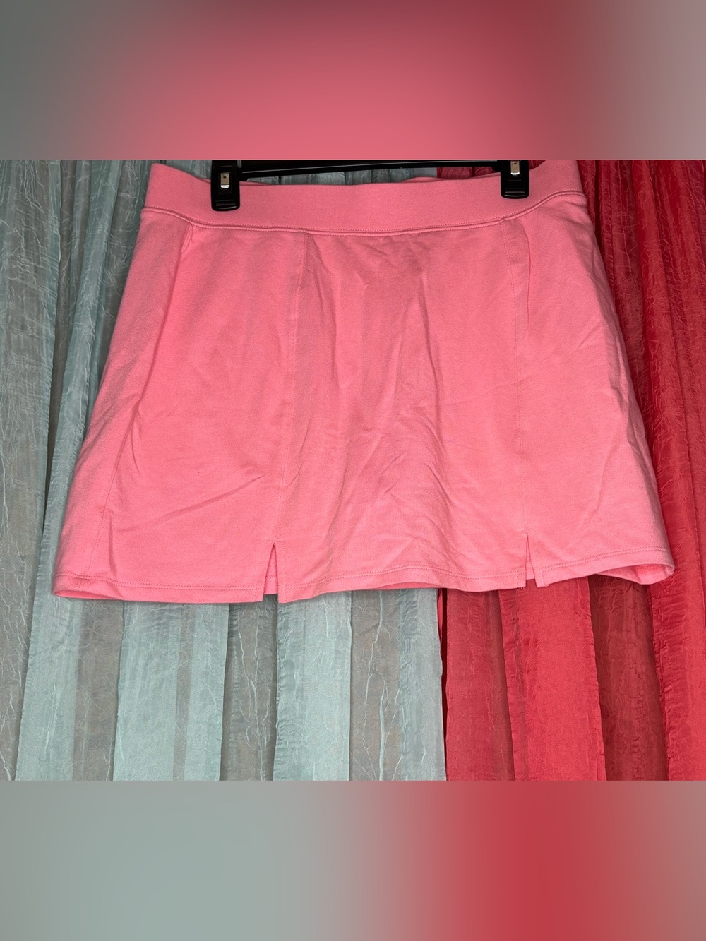 Women's Pink A-Line Mini Skort